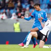 Die EM-Qualifikation der Frauen läuft. Hier das Spiel Island gegen Deutschland, Sveindis Jane Jonsdottir (l.) aus Island gegen Sjoeke Nüsken aus Deutschland. In Magdeburg hätten Spiele der EM stattfinden können. Foto: