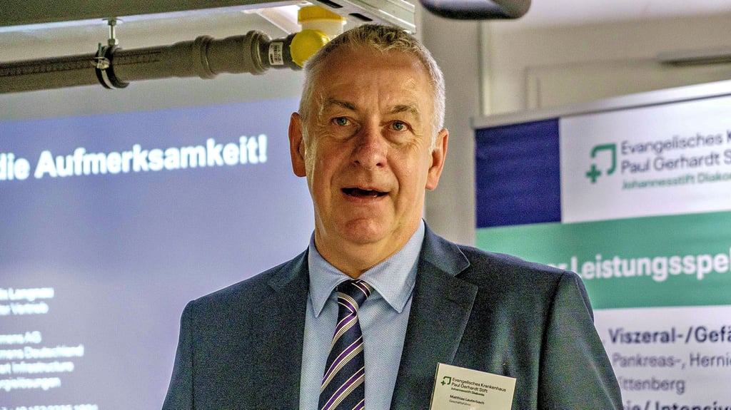 Matthias Lauterbach ist Geschäftsführer des zur Johannesstift Diakonie gehörenden „Paul Gerhardt Stifts“ in Wittenberg.