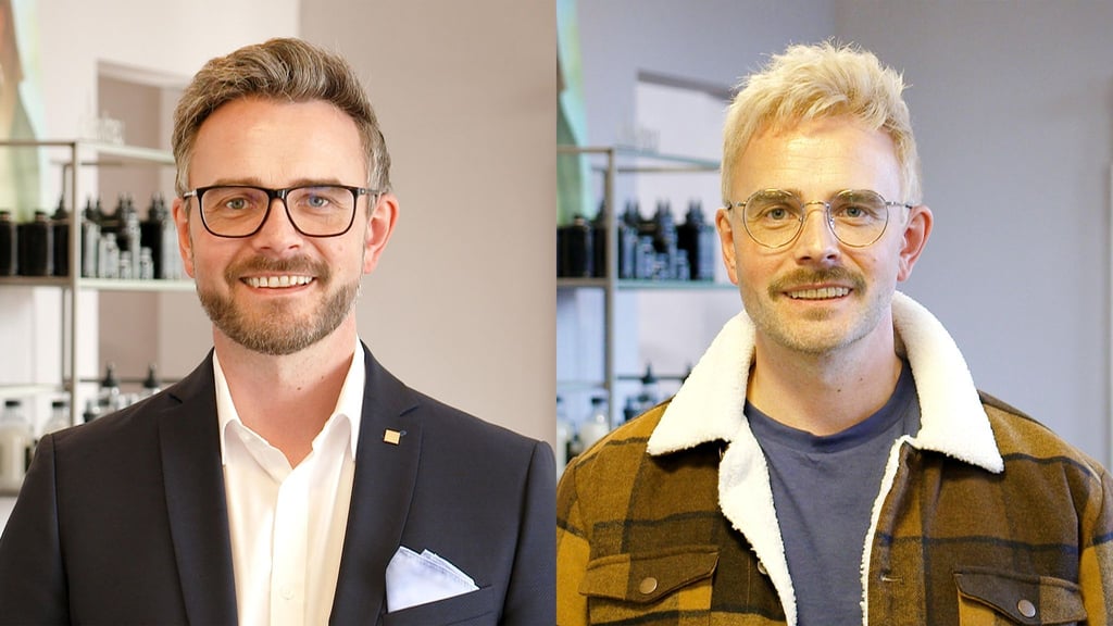 Peter Boch als Bürgermeister (links) und als getarnter Timo (rechts) (Handout)