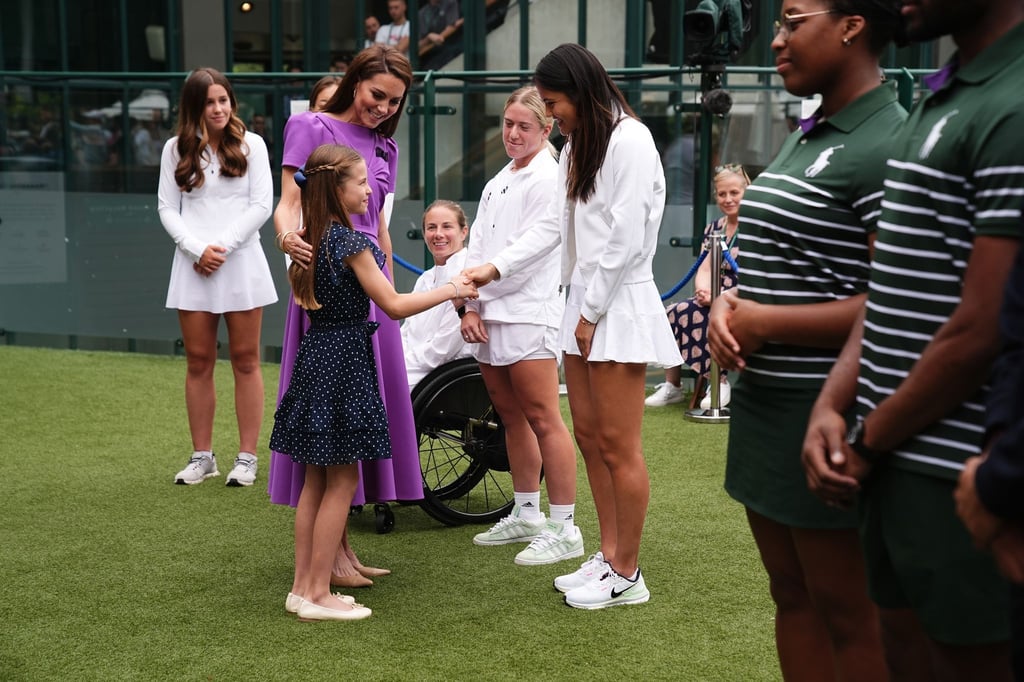 Kate und Charlotte treffen unter anderem Emma Raducanu.