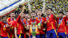 Die spanische Nationalmannschaft krönt sich mit ihrem vierten EM-Titel.