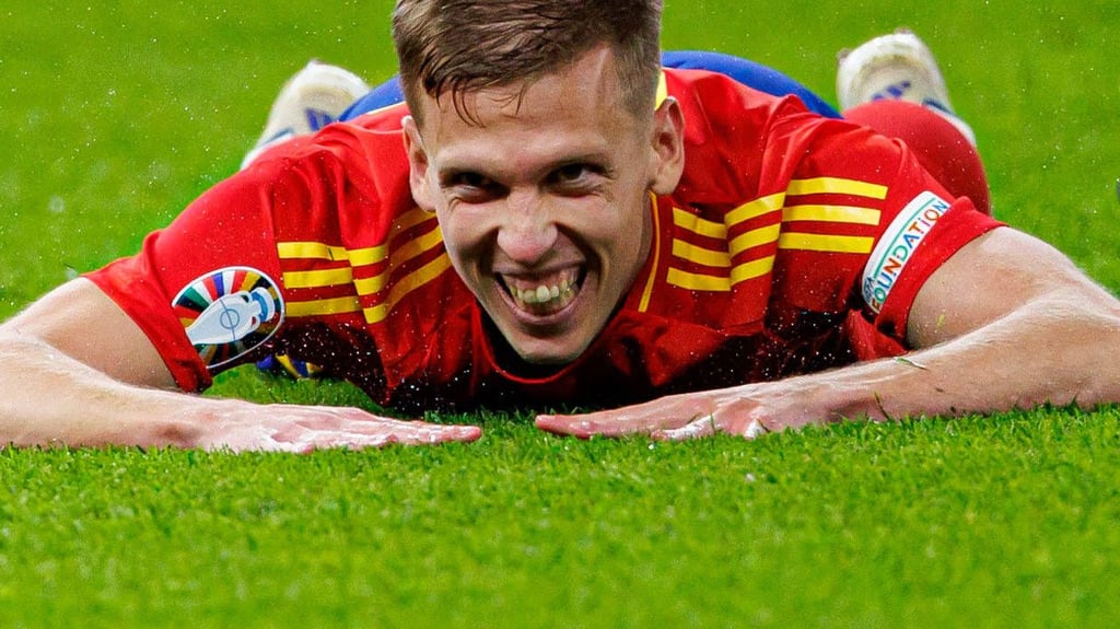 Hat derzeit gut lachen: EM-Star Dani Olmo von RB Leipzig.