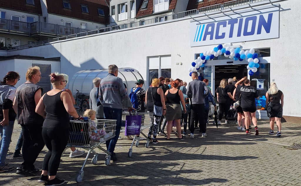 Neueröffnung in der City Discounter Action hat in der Bitterfelder
