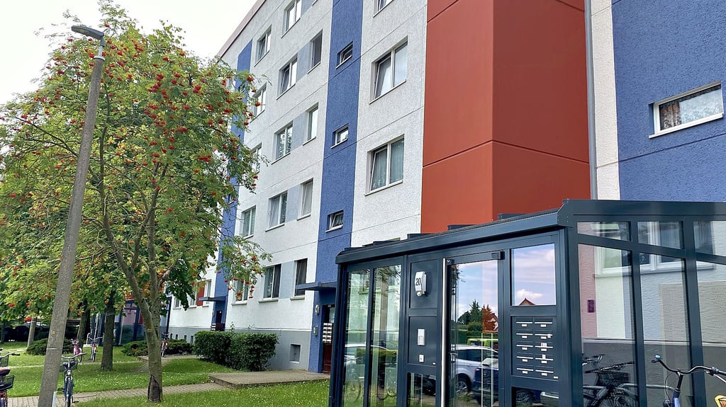 Einige Wohnblöcke in der Fröbelstraße in Osterburg verfügen sollen in Zukunft umgebaut werden.