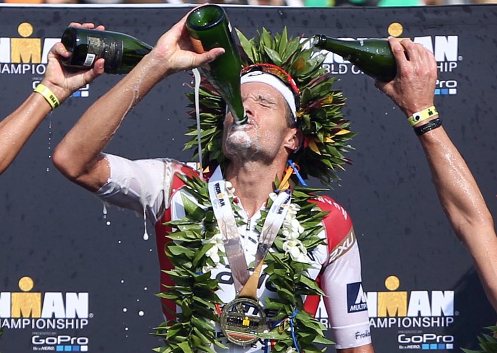 Jan Frodeno genießt seinen ersten Hawaii-Triumph.