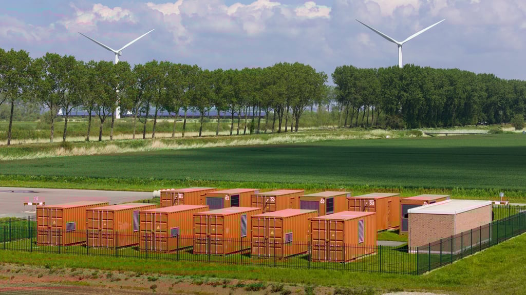 Der geplante Bau des größten deutschen Batteriespeichers in Wolmirstedt sorgt weiter für Streit. Auf 8 Hektar sollen zahlreiche solcher Speichercontainer entstehen.