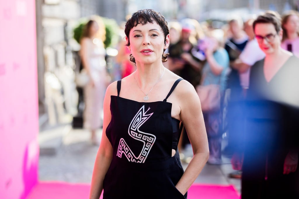 McGowan bei dem Netzwerk-Treffen „Frauen 100“ in Berlin.