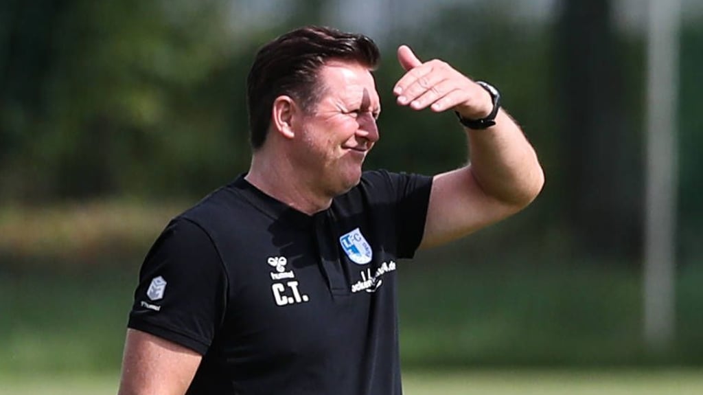 Christian Titz, Cheftrainer vom 1. FC Magdeburg. Der Coach geht mit seiner Mannschaft in die dritte Zweitliga-Saison in Folge.