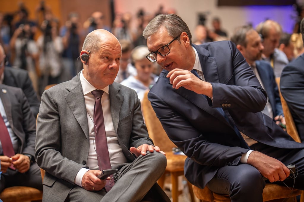Win-Win-Situation: Für den serbischen Präsidenten Vucic ist das Lithium-Projekt ein Milliarden-Deal, Kanzler Scholz will vor allem die Abhängigkeit von China reduzieren.