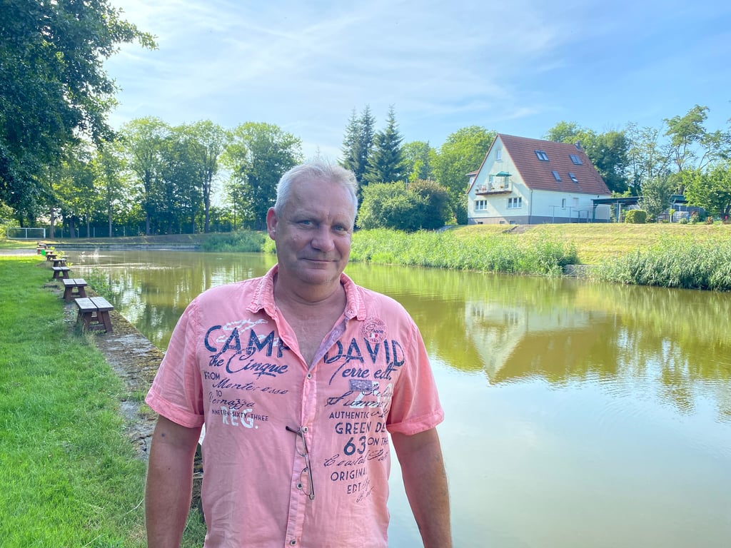 Thomas Wittwer ist Vorsitzender des Fischereivereins Burg.