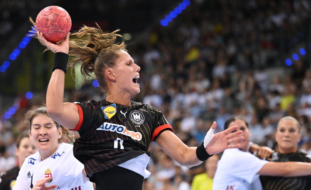 Handballerin Smits gehörte im Testspiel gegen Ungarn zu den besten Spielerinnen.