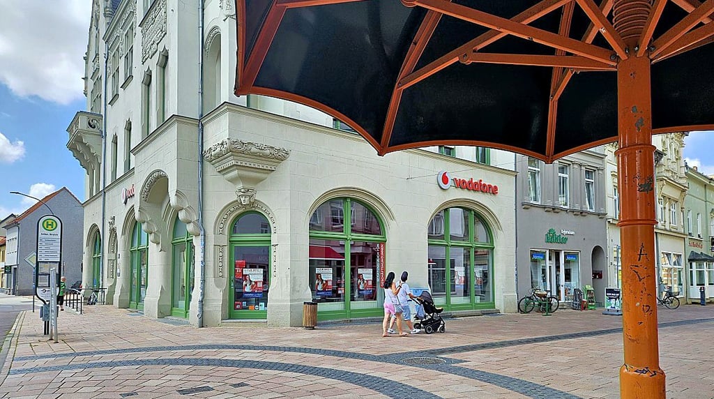 Der Vodafone-Shop am Bärplatz in Köthen wurde geschlossen.