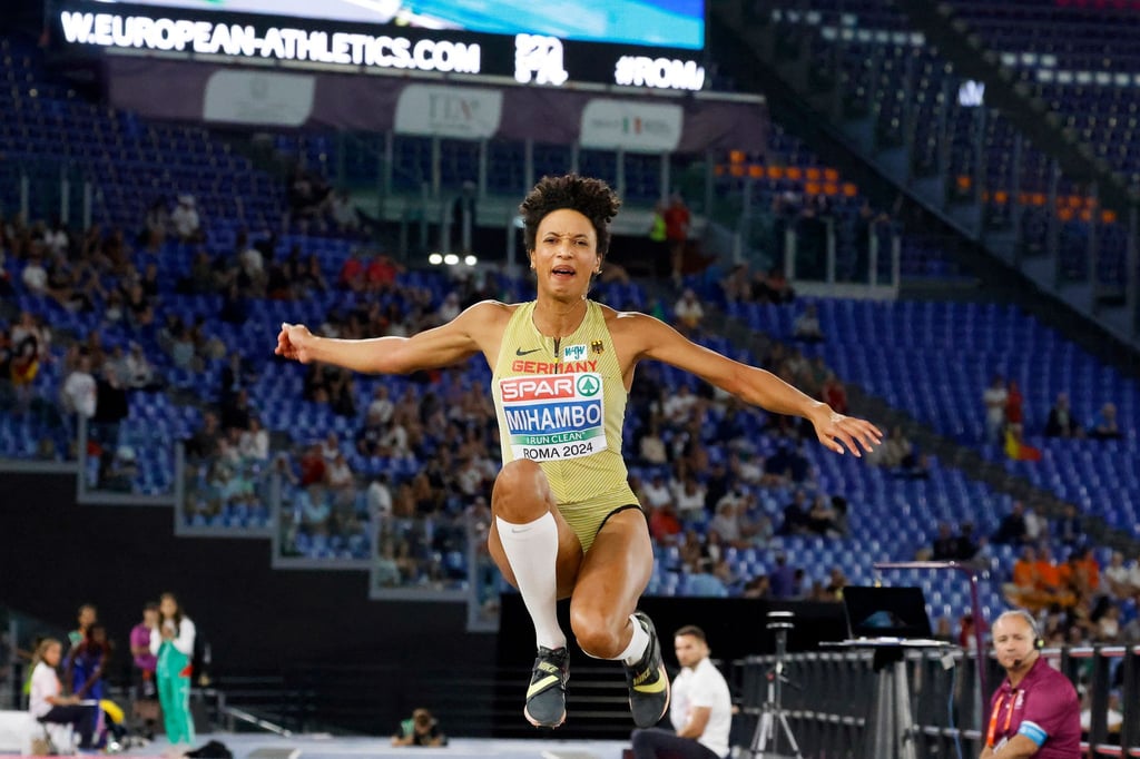 Malaika Mihambo holte sich bei der Olympia-Generalprobe in London den Sieg.