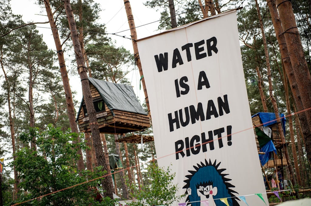 Umweltaktivisten haben Bedenken wegen des Wasserverbrauchs von Tesla - der Autobauer weist dies zurück (Archivbild).