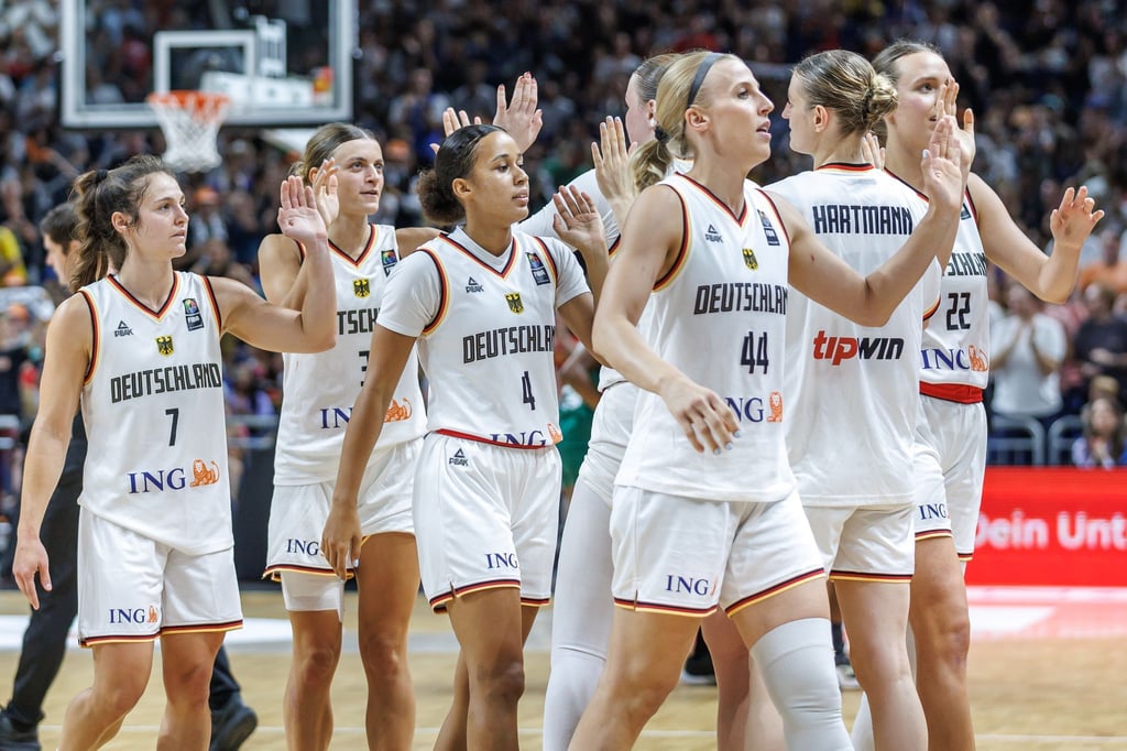 Deutschlands Basketballerinnen sind im Olympia-Sommer bislang ungeschlagen.