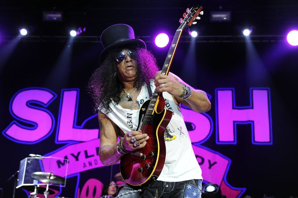 Slash ist eigentlich gerade auf Tour.
