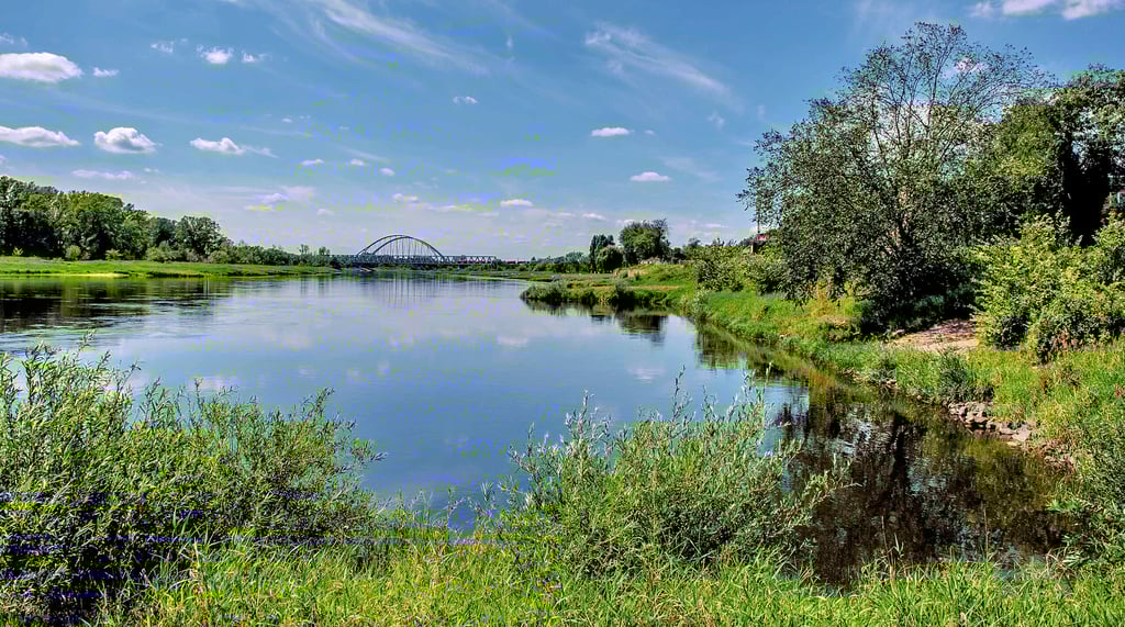 Schön und friedlich ist der Anblick. Doch Baden in der Elbe kann lebensgefährlich sein.