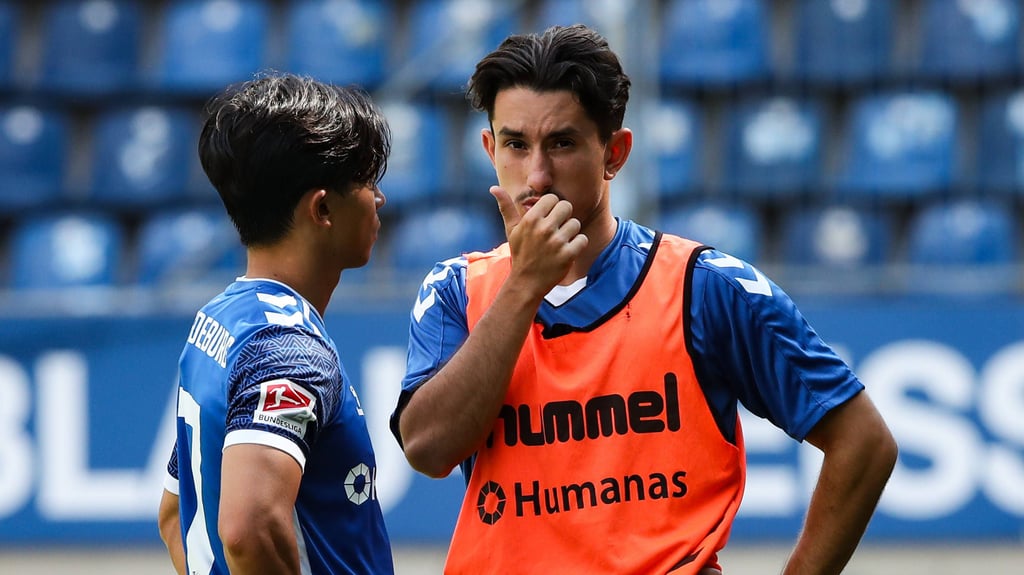 Tatsuya Ito und Jason Ceka vom 1. FC Magdeburg. Gehen sie oder bleiben sie?