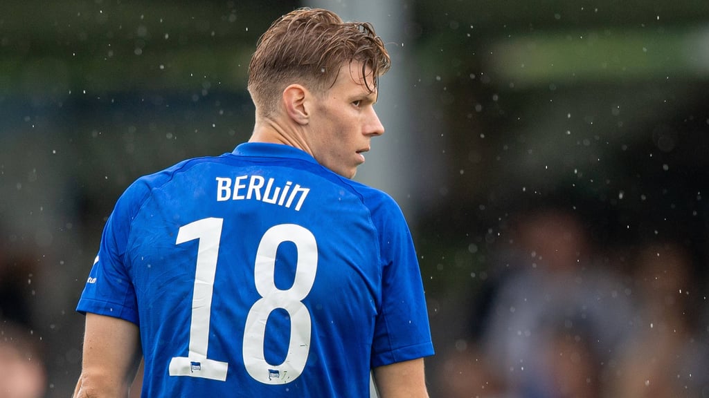 Luca Schuler ist im Sommer vom 1. FC Magdeburg zu Hertha BSC Berlin gewechselt. In der Hauptstadt glaubt der Stürmer nun an mehr Saisontore als zuletzt beim FCM.