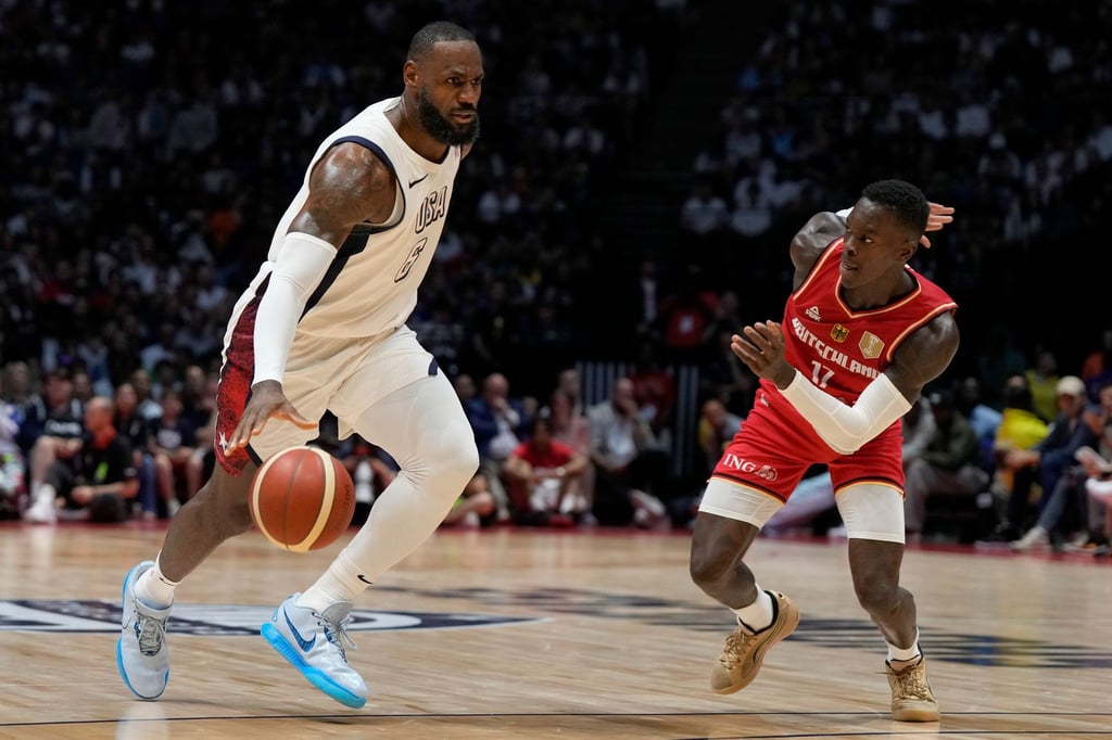 LeBron James prägt das Spiel der USA auch mit 39.