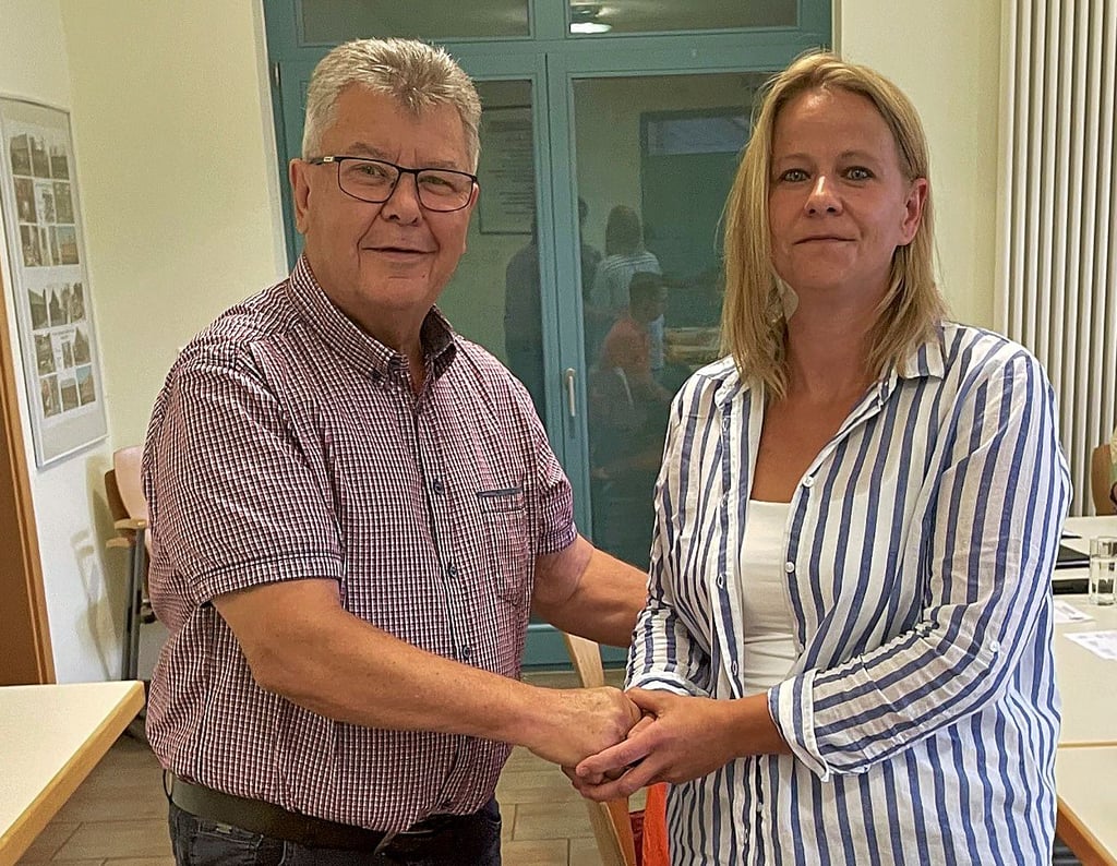 Hand in Hand: Hartmut Dehne und Nancy Wienke