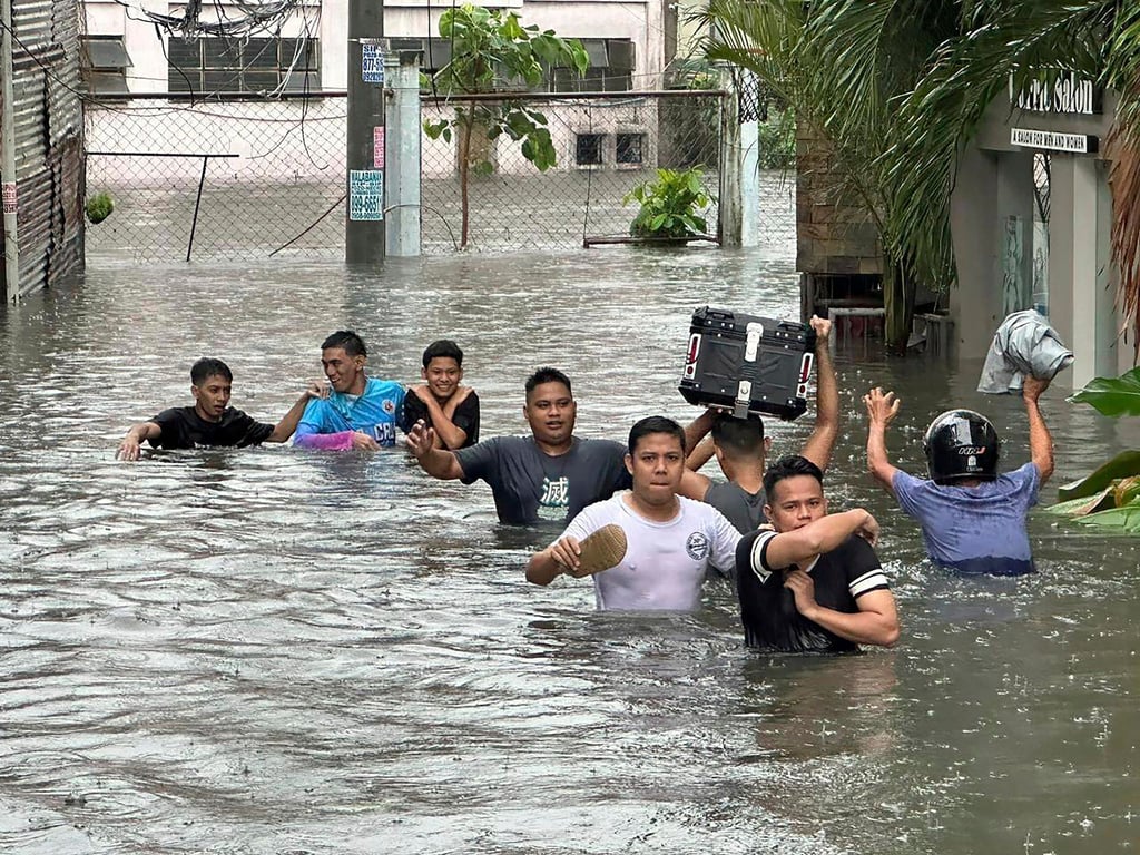 In Manila stand das Wasser teilweise meterhoch.