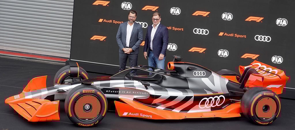 Nur der Audi von damals ist geblieben.