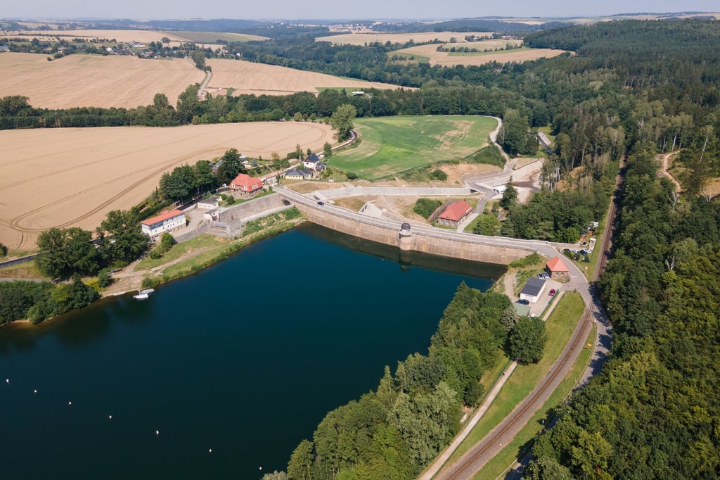 Dippoldiswalde: Das Badeverbot an der Talsperre Malter ist wieder aufgehoben. (Archivbild)