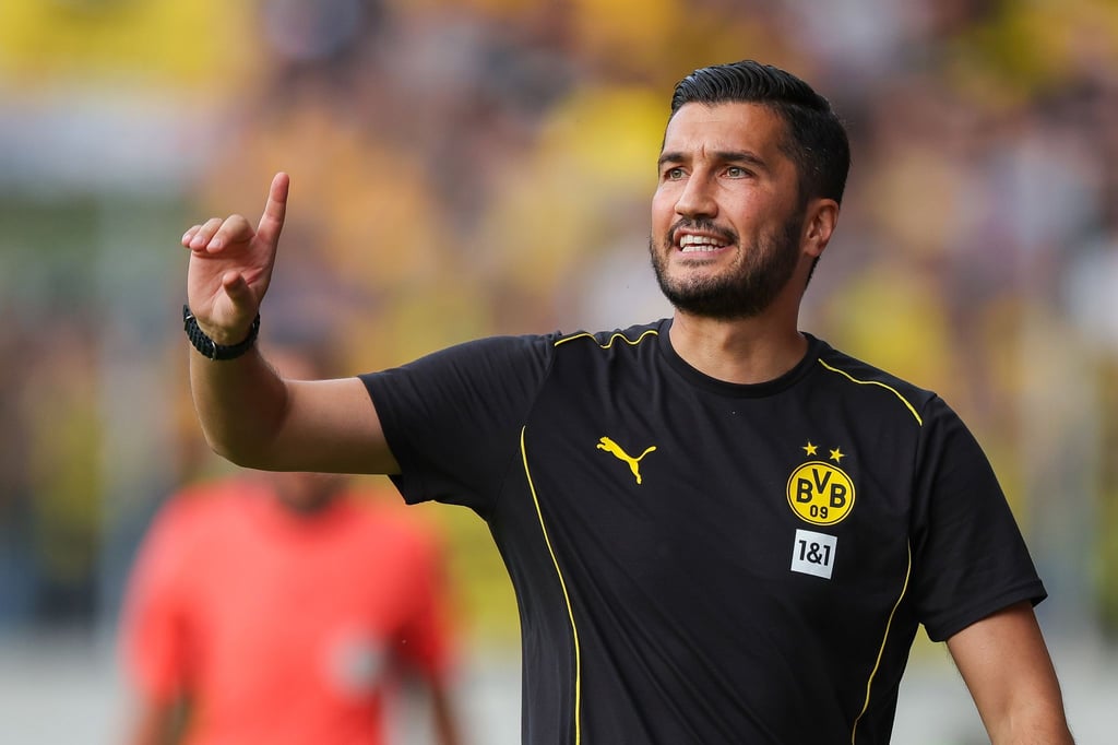 Diesmal hatte BVB-Trainer Nuri Sahin allen Grund zur Zufriedenheit.