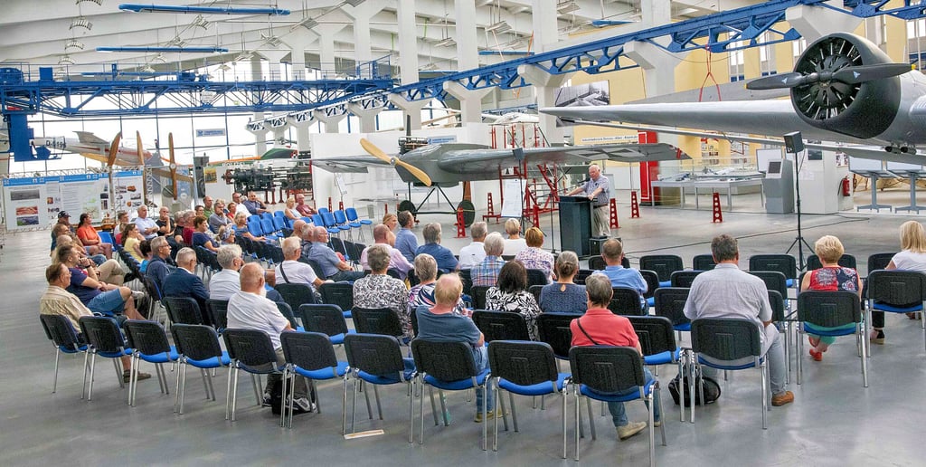Im Technikmuseum „Hugo Junkers“ in Dessau fand am Dienstag eine Infoveranstaltung zum Bürgerbegehren zur Buga 2035 statt.