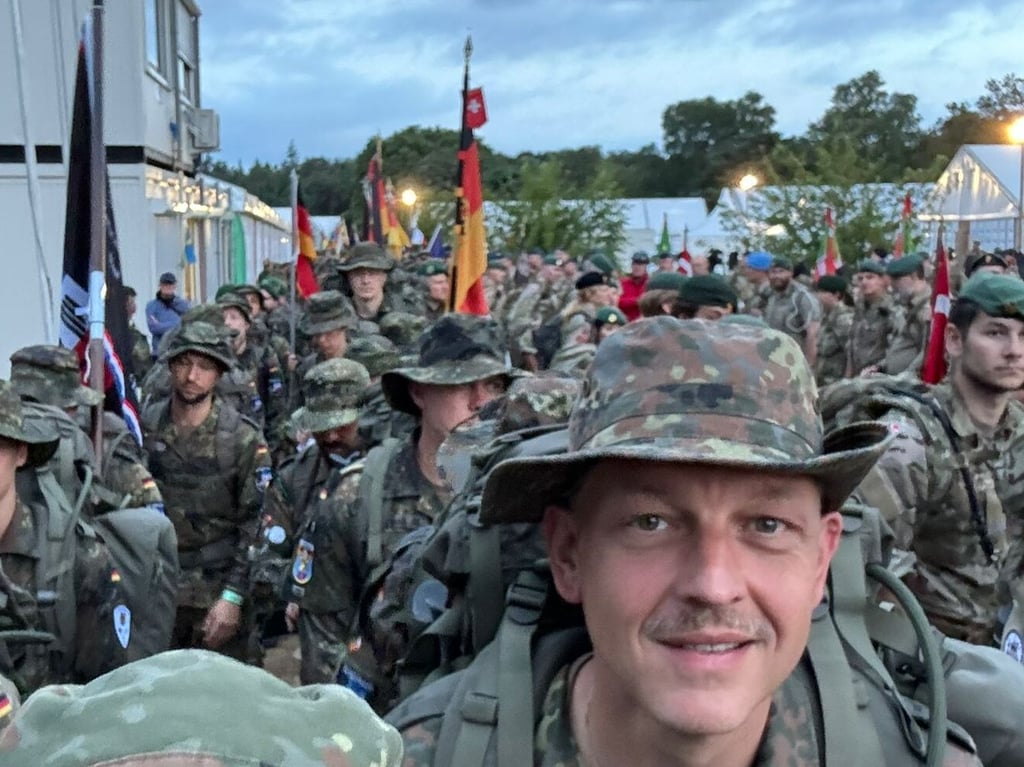 Jüngst hat Eric Haußmann am Vier-Tage-Marsch in den Niederlanden teilgenommen.