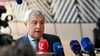 Italiens Außenminister Antonio Tajani sagte, nach 13 Jahren müsse die EU ihre Syrien-Politik an die „Entwicklung der Situation“ anpassen. (Foto: Archiv)
