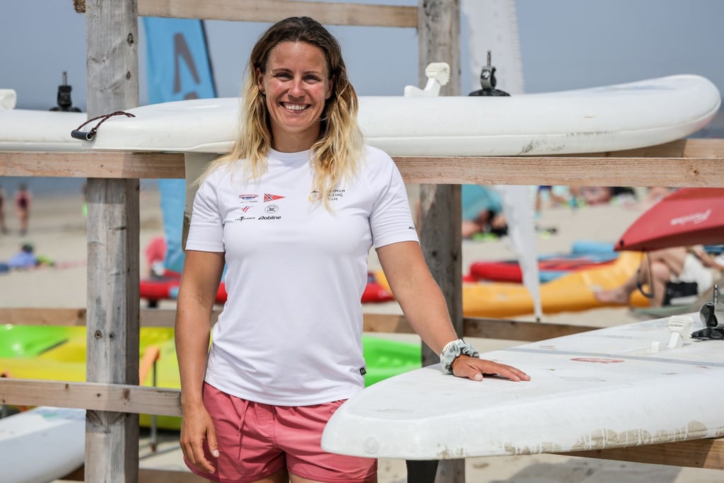 Auf Baltrum hat Leonie Meyer mit sechs Jahren Windsurfen gelernt.