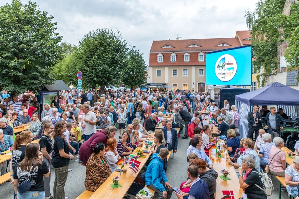 In Herrnhut feiern Bürger die Welterbe-Auszeichnung.