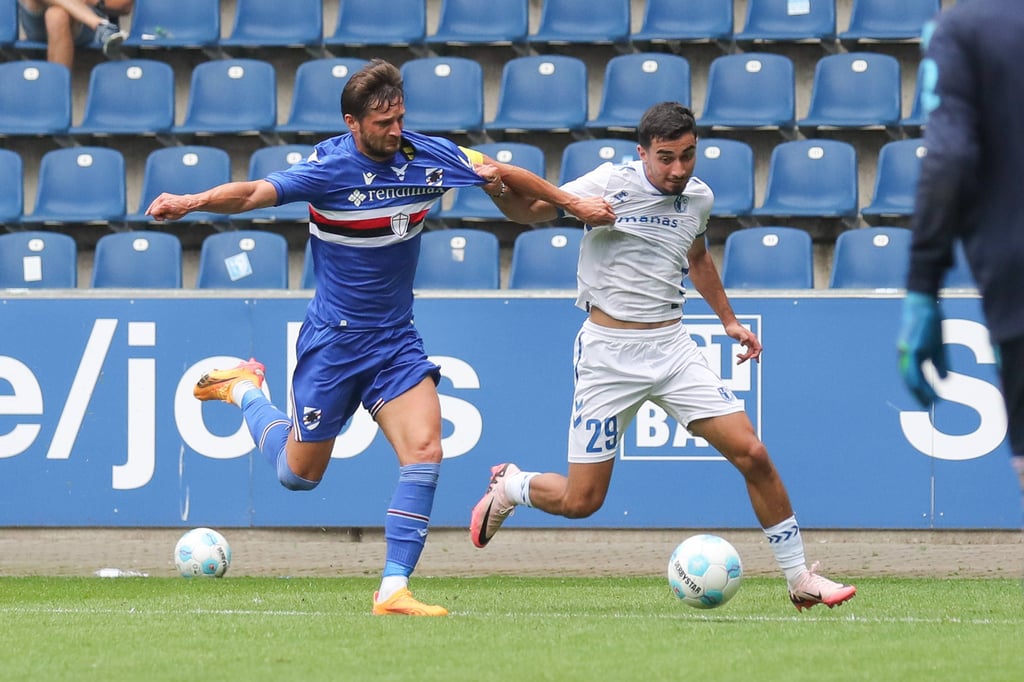 Der 1. FC Magdeburg verlor mit einer B-Elf das Testspiel gegen Sampdoria Genua.