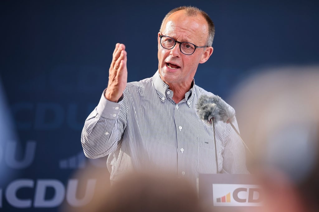 Friedrich Merz formuliert Ziele für seine Partei zur Bundestagswahl 2025. (Archivbild)