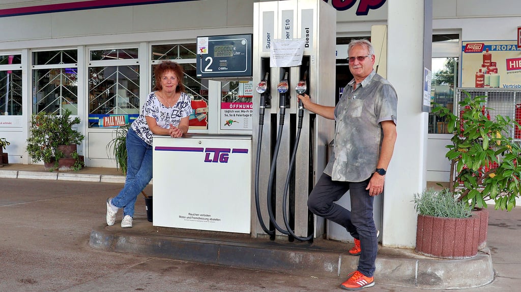 Verena und Uwe Primus hatten ihre Tankstelle in Schönhausen an der Bundesstraße 107 an 365 Tagen im Jahr geöffnet.