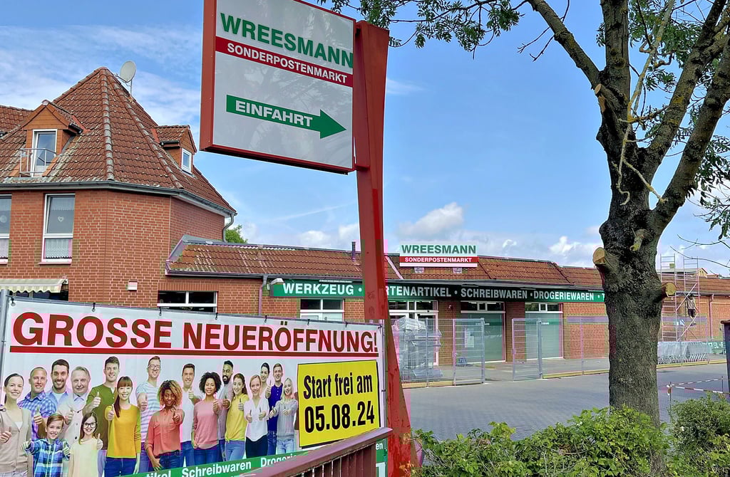 Der ehemalige Penny-Markt in Tangerhütte wird als "Wreesmann" am 5. August neu eröffnet.