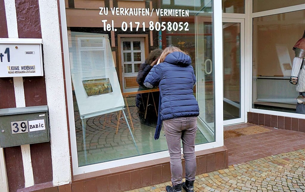 Viele Geschäfte im Zentrum stehen schon lange leer.