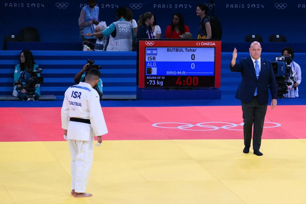 Der israelische Judoka Tohar Butbul kam kampflos weiter, weil sein Gegner disqualifiziert worden war.