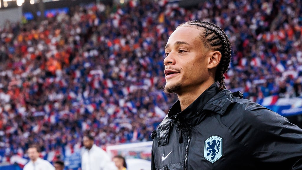 Bislang letzter Auftritt in Leipzig: Xavi Simons bei der EM mit Holland.