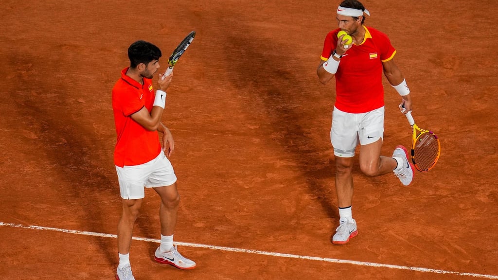 Der Traum von einer Medaille ist für das Doppel Carlos Alcaraz und Rafael Nadal vorbei.