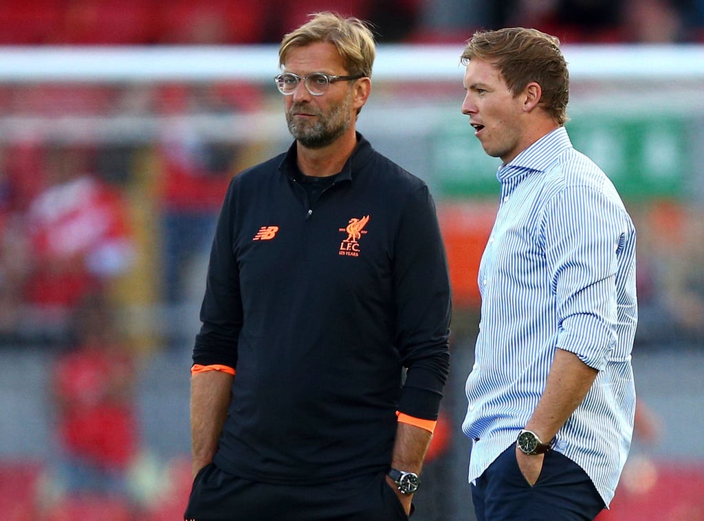 Spielten damals gegeneinander: Klopp und Nagelsmann.
