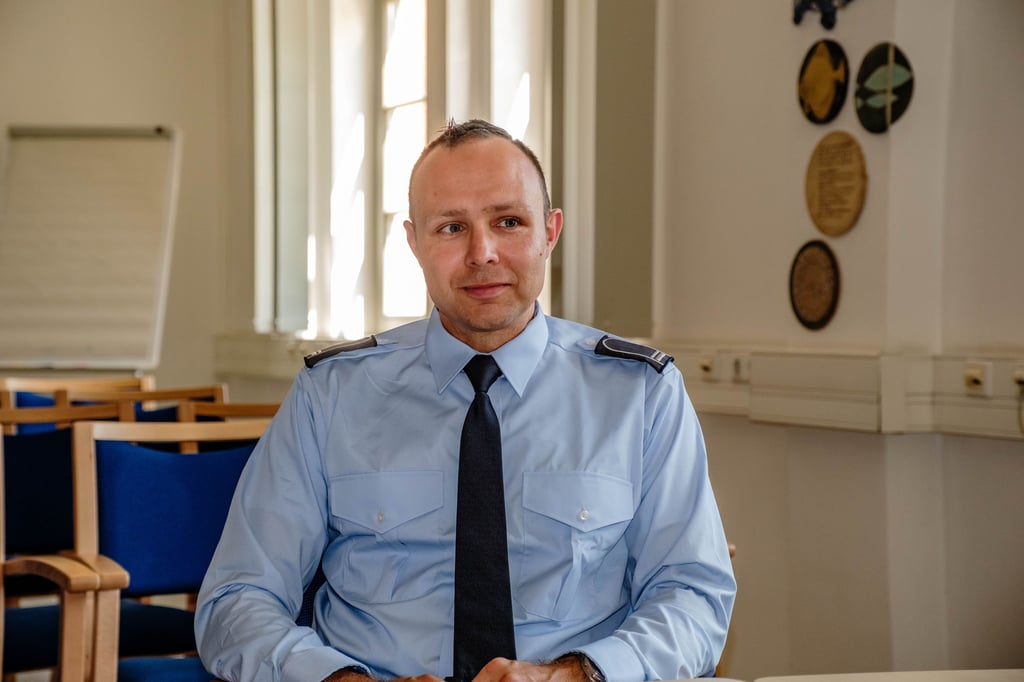 Er ist der neue Leiter der Wittenberger Wachbereitschaft.