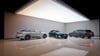Die neue E-Tron-Familie von Audi (l-r): A6 Sportback e-tron, S6 Sportback e-tron und A6 Avant e-tron.