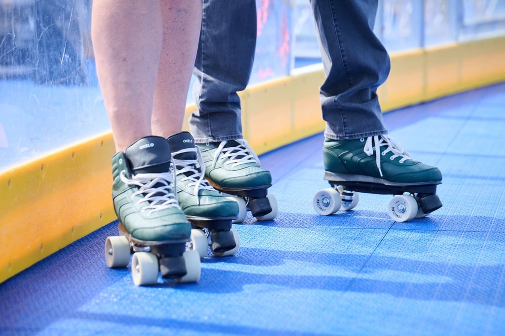 Eine neue Rollschuhbahn soll das Brachland am Spandau Ufer mit Leben füllen.
