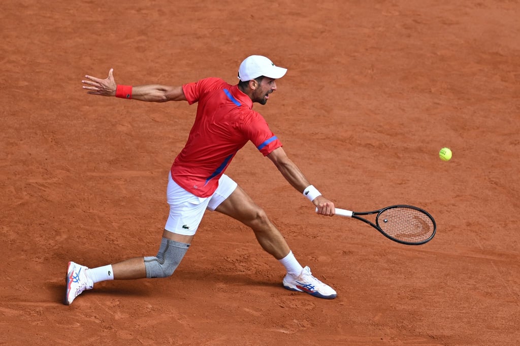 Novak Djokovic spielt in Paris um die Medaillen.