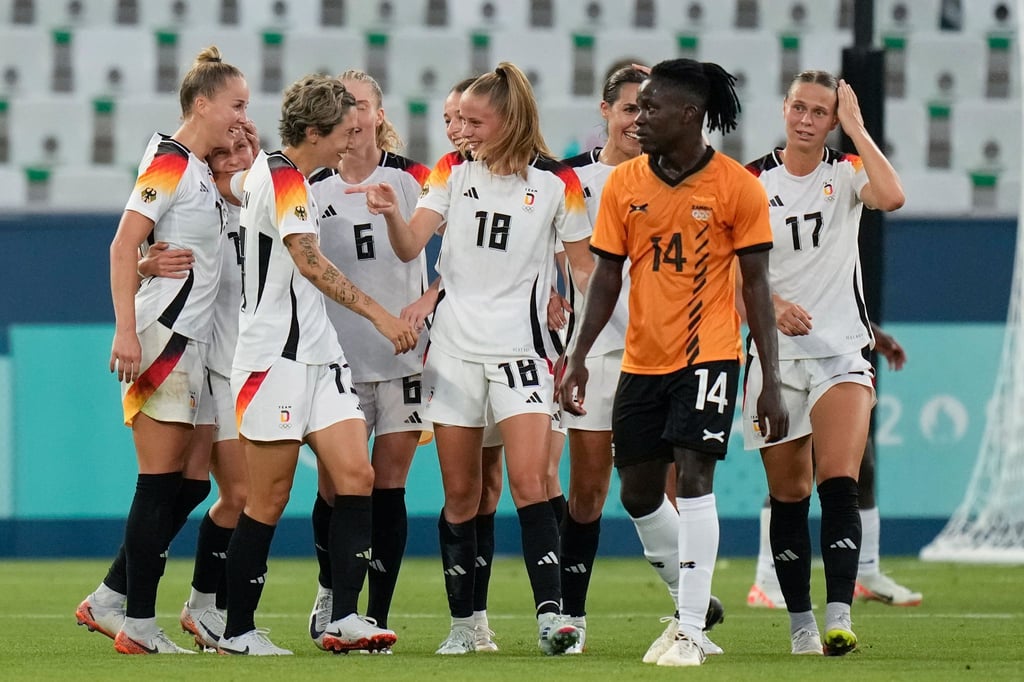 DFB-Frauen: Jubel nach dem Viertelfinaleinzug.