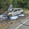 Auf der A36 bei Quedlinburg hat ein Auto gebrannt.
