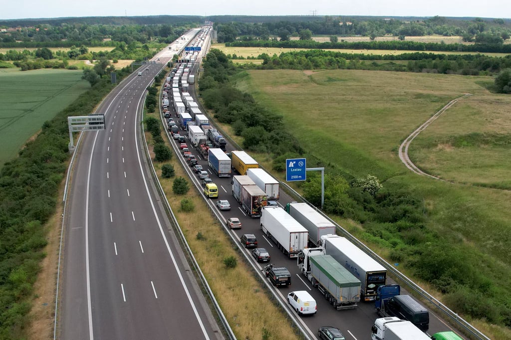 Staus drohen am Wochenende in Sachsen-Anhalt besonders auf den Autobahnen.